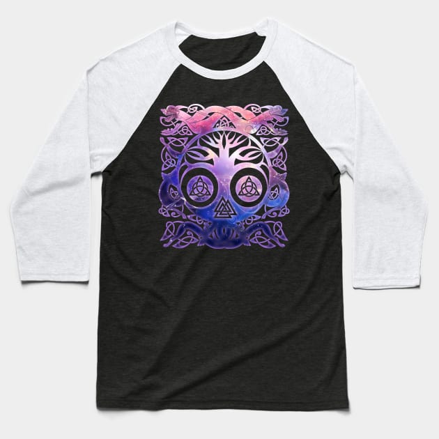 Tree of life - Yggdrasil Baseball T-Shirt by Nartissima